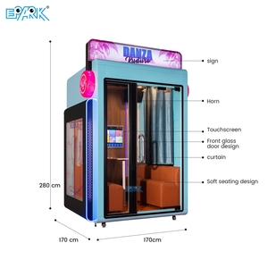 Cabina de Música de Lujo con Máquina de Karaoke de Autoservicio <span class=keywords><strong>para</strong></span> Centros de Entretenimiento Familiar, Arcades y Espacios de Ocio - Product Image 3