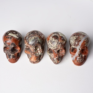 Calaveras de Ágata Estilo Bohemio al por Mayor, Talladas en Piedra de Cristal para Decoración del Hogar Única y Regalos Navideños - Product Image 3