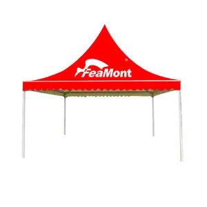 Tenda della pagoda del baldacchino della festa nuziale della spiaggia di stampa di logo su ordinazione di nuovo disegno da vendere