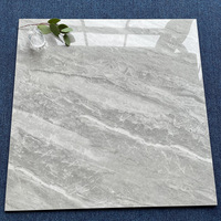 YDSTONE Vente en Gros Carrelage Carré Artificiel en Marbre Céramique Gris 600*600mm Carrelage Mural et de Sol en Porcelaine Émaillée
