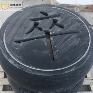 Chaise de jardin en pierre sculptée Jiahua, style chinois, durable, pour l'extérieur - Product Image 3