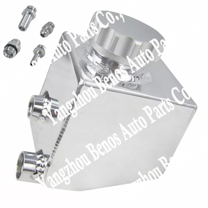 Usine de Chine 38mm connecteur de tuyau de radiateur en ligne universel en aluminium col de remplissage avec capuchon - Product Image 2