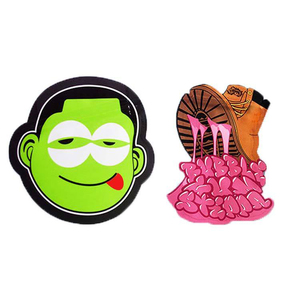 Custom Printed Premade Plastic Packaging Funny Irregular Special Shaped 3.5g <strong>Cookie</strong> Die <strong>Cut</strong> Zip Lock Smell Proof Mylar Bags - Product Image 5