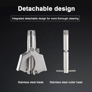 Rasoio <span class=keywords><strong>per</strong></span> <span class=keywords><strong>naso</strong></span> portatile, <span class=keywords><strong>per</strong></span> la cura del viso, da uomo, resistente all'acqua, in acciaio inossidabile, <span class=keywords><strong>per</strong></span> <span class=keywords><strong>naso</strong></span> <span class=keywords><strong>e</strong></span> <span class=keywords><strong>orecchie</strong></span>. - Product Image 6