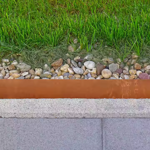 Corten Steel Garden <b>Edging</b> Weather Resistant Flower Bed Garden Lawn <b>Edging</b> - Product Image 6