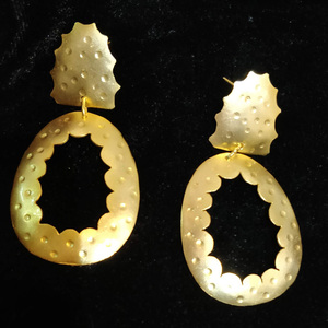 Wholesale New Fashion 18K Gold <b>Rhodium</b> Plated Bohemian Style Stud <b>Earrings</b> Girls' Wedding Parties Engagement Jewelry Designs - Product Image 2