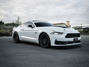 Nouvel ensemble de conversion de pare-chocs avant et calandre style Dark Horse pour Mustang S550 2015-2023, finition apprêtée - Product Image 6