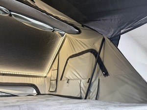 Tente de toit rigide pliable Camper X Hinge Frame Lift RTT pour camionnette, véhicule tout-terrain, Australie, haute qualité - Product Image 6