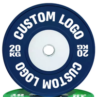 10 15 25 35 45 55 Lb Couleur Pare-chocs Poids Plaque Haltérophilie Pare-chocs Plaques Compétition Barbell Plaques