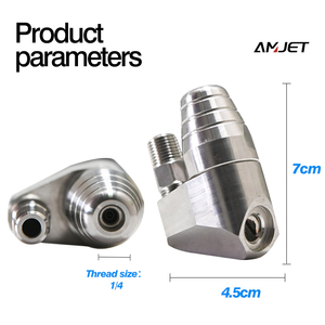 AMJET bar16lpm Kanalisation sdüse Turbine Backjet Hochdruck düse Baumwurzel schneid düse zum Ablassen - Product Image 3