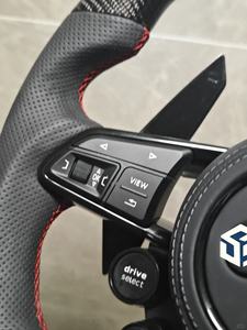 Volante de Fibra de Carbono Forjado para Audi A4 B9 A5 A3 S4 S5 RS4 RS5 2017 2018 2019 2020 2021 <span class=keywords><strong>2022</strong></span> - Product Image 2