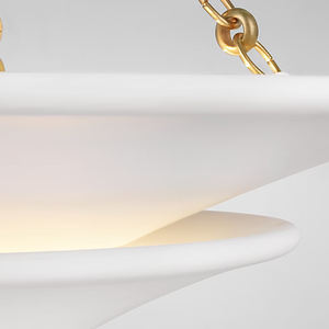 Lámpara de Techo de Yeso de Diseño Nórdico, de Alta Calidad, de 2 Niveles, para Isla de Cocina o Sala de Estar - Product Image 6