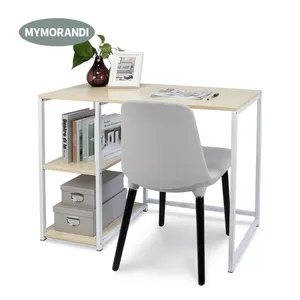 Multi-functional Modern Design 2 Tier Desktop Wooden Computer Table Desk for Home Office