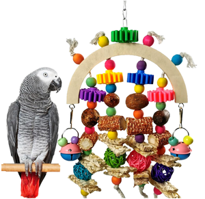 Eco-Friendly Paper Parakeet Chewing Extra Large Bird <strong>Parrot</strong> <strong>Toys</strong> Multicolored Blocks Tearing <strong>Toys</strong> - Product Image 1