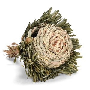 Feuille de bambou tissée à la main nid d'oiseau maternelle bricolage mise en page environnementale décoration de jardin paille suspendu oiseau hous - Product Image 5
