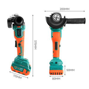 Brushless Cordless <b>Angle</b> Lithium Battery <b>Cutting</b> Machine Industrial High Power Grinding <b>Tool</b> 140520, 140520 Copper Motor Provide - Product Image 6