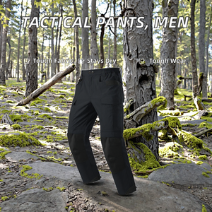 Pantalones Tácticos Personalizados para Hombre, Impermeables, con Cierre de Cremallera, Resistentes a los Arañazos, con Rodilleras, Pantalones Casuales, Pantalones Tácticos Casuales - Product Image 2