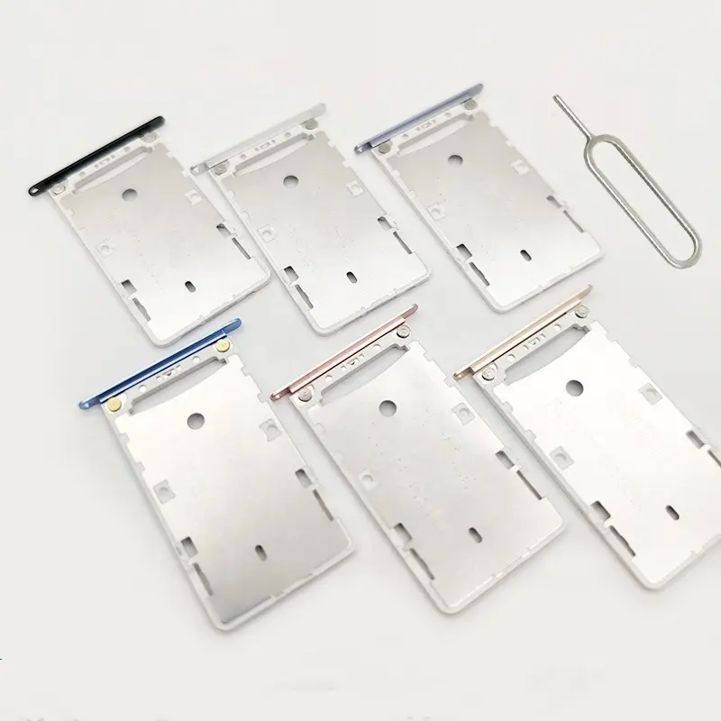 For Xiaomi Redmi Note 4X Sim Tray Sim Sd Card Adapter Cell Phone Repair Parts Sim Card Tray Holder For Redmi 4 4A 4X Pro
