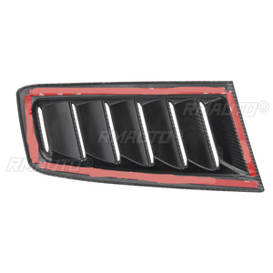 ช่องระบายอากาศฝากระโปรงหน้ารถยนต์ลายคาร์บอนไฟเบอร์ สำหรับรถยนต์ VW Jetta Golf Bora MK4 ปี 1999-2004 และ SEAT LEON ปี 2013-2021 - Product Image 6
