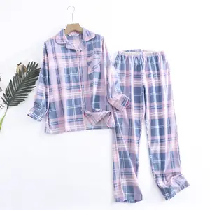 NANTEX Cotton flannelette women's pajamas household clothes Spring autumn winter cartoon long sleeved sleepwear