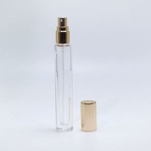 Vente en gros de flacons d'échantillons de parfum carrés en verre transparent personnalisés, 10 ml, avec bouchon à vis, boîte, logo personnalisé imprimé, estampage à chaud doré - Product Image 5