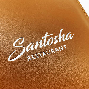 ที่ใส่ใบเสร็จหนังแท้แบบกำหนดเองจากผู้ผลิต สำหรับร้านอาหาร พร้อมแม่เหล็กและช่องใส่บัตร - Product Image 6