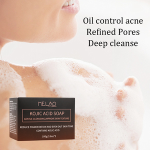 2023 Venta al por mayor en stock Kojic San mejor jabón popular blanqueador tratamiento del acné jabón para aclarar la piel - Product Image 4