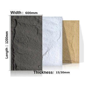 PU 스톤 스킨 시뮬레이션 슬레이트 버섯석 초박형 벽 패널 인테리어 장식 배경 벽판 빌라 호텔용 - Product Image 5