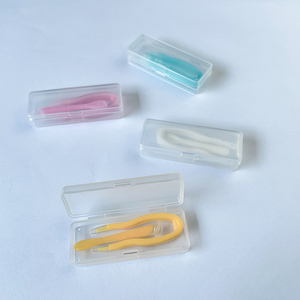 Usine chinoise Koncci produit un étui blanc en silicone coloré pour lentilles <span class=keywords><strong>de</strong></span> <span class=keywords><strong>contact</strong></span> pince à épiler en silicone pour lentilles <span class=keywords><strong>de</strong></span> <span class=keywords><strong>contact</strong></span> A-702 - Product Image 1