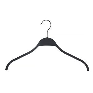 Gran oferta, colgador de plástico duradero con logotipo personalizado, colgador de plástico negro engomado <span class=keywords><strong>para</strong></span> falda - Product Image 4