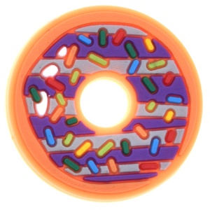 Directo de fábrica, logotipo personalizado, decoración de zapatos de PVC, hamburguesa, donuts, accesorios para zapatos, zuecos de comida rápida, encanto, regalo para niños, cartón al por mayor - Product Image 6