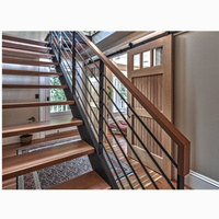 DAIYA bois carreaux d'escalier avec escaliers intérieurs en bois prix escalier en U