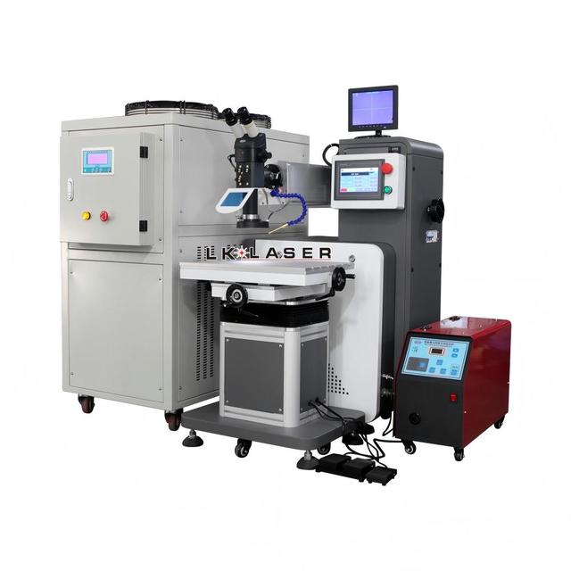CNC Automatic Plastic Injection Moluld Laser Welder 200w Laser Repair Welding Machine