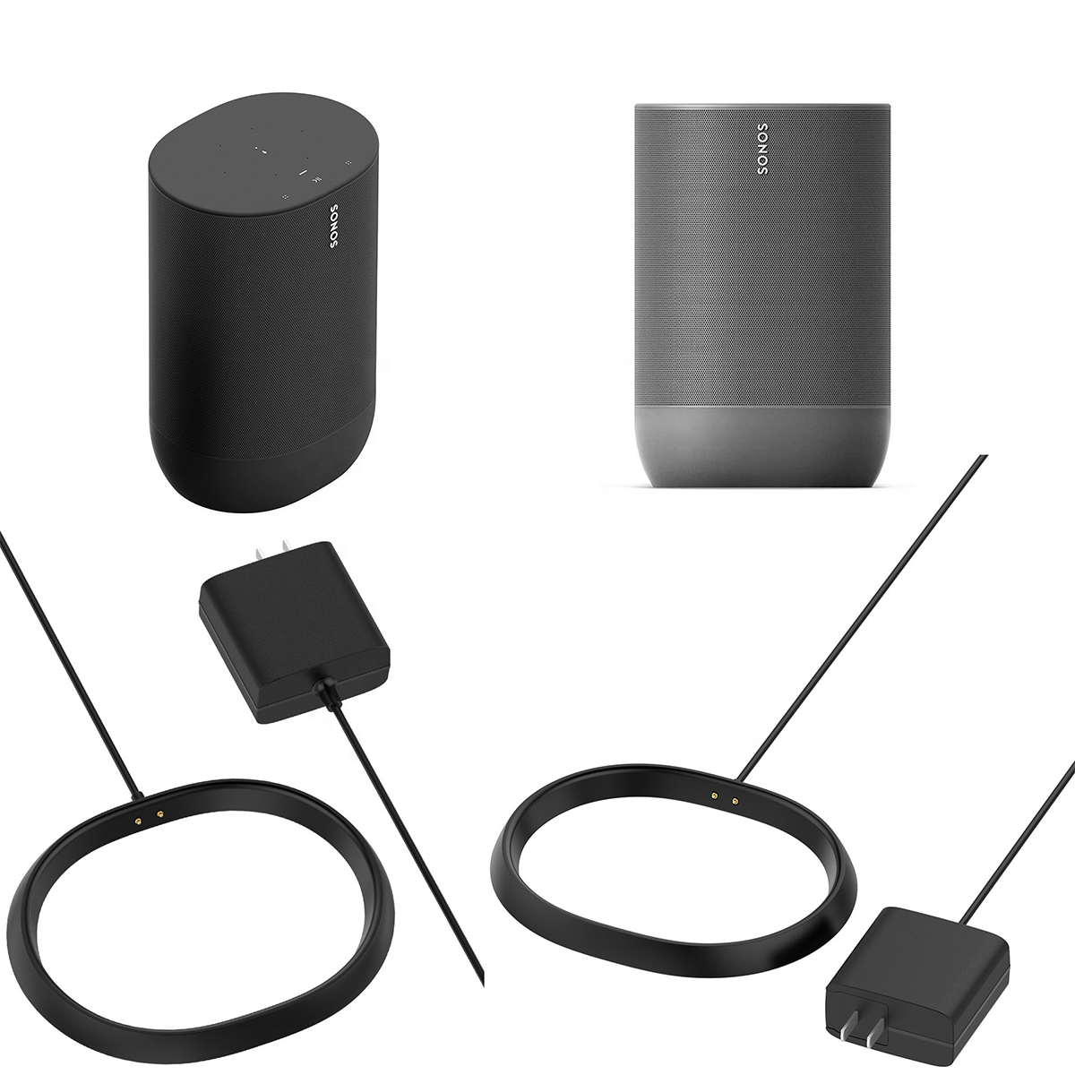 Produktbild von Sonos Move 2 Ladestation Für Sonos Move - Mit 45W Netzteil, Für Gen 1 & 2 (6 ,6 Fuß Kabel, EU Stecker) 45W Netzteil Sonos Dock