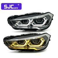 Accessoires automobiles SJC pour BMW X1 F48 F49 2016 - 2019, phares jaunes et blancs, mise à niveau DRL LED laser, feux avant de voiture