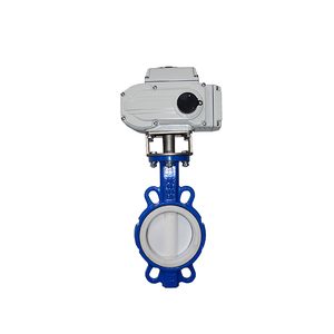 Actuador Motorizado de Hierro Fundido PN16 de 4 Pulgadas con Recubrimiento Completo de PTFE para Control de Agua - Product Image 1