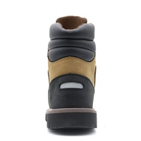 Cheville haute Nubuck cuir anti-dérapant résistant à l'huile acide semelle en caoutchouc anti-crevaison Goodyear bottes de travail chaussures de sécurité bout en acier