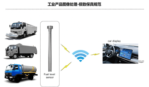 GAMICOS GLTV7B High Accuracy Cuttable Battery Powered Wireless Smart Fuel <b>Level</b> <b>Sensor</b> for Vehicle and Truck - Product Image 6