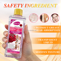 Huile de massage corporelle éclaircissante 200 ml à la rose, papaye, amande et carotte, hydratante et nourrissante pour une peau éclatante