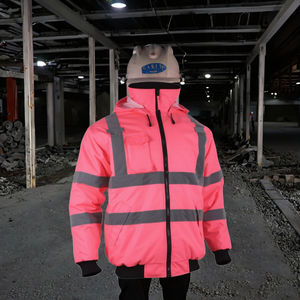 Gilet de sécurité haute visibilité personnalisable en gros, classe ANSI <span class=keywords><strong>2</strong></span>, jaune fluorescent, en tissu de soie, maille réfléchissante, LED clignotante, marque OEM chinoise - Product Image 3