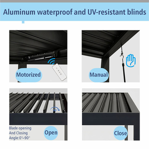 Puertas Corredizas de Vidrio para Terraza Acristalada <span class=keywords><strong>con</strong></span> Marco de Aluminio, Vista Panorámica, Invernadero, Vidrio Aislante <span class=keywords><strong>con</strong></span> Recubrimiento Low-E y Protección UV - Product Image 2