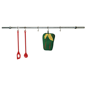 Kit debajo de la pared de 100 cm con acabado cromado para limpieza de desagües - Product Image 1