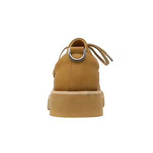 <span class=keywords><strong>Scarpe</strong></span> da uomo di migliore qualità in pelle matura punta tonda gialla con <span class=keywords><strong>suola</strong></span> spessa <span class=keywords><strong>scarpe</strong></span> da ufficio stringate - Product Image 4