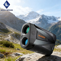 Télémètre laser Mileseey rechargeable 400m, étanche, pour la chasse, vision nocturne, angle/vitesse/surveillance, 6X 25fps 3