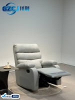 Fauteuil de relaxation manuel multifonctionnel réglable en cuir avec structure métallique moderne pour extérieur, en forme de L, anti-griffures pour chat