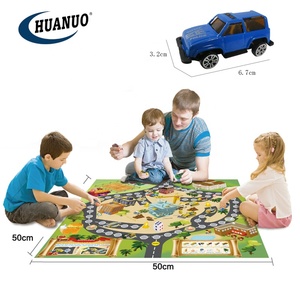 Promozionale regalo dei capretti auto in metallo mini lega modello di auto giocattolo con street e case - Product Image 6