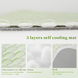 Wieder verwendbare Eisse ide Hund Selbst kühlende Matte Wasch bare Haustier Isomatte Decke Haustier Kühl matte für Hund Welpe Katze - Product Image 4