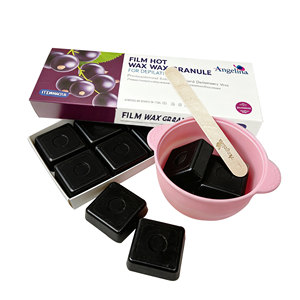 <span class=keywords><strong>Cera</strong></span> Depilatoria Dura Caliente OEM de Resina Natural 500G Sabor Mora, Granulada, Sin Residuos, <span class=keywords><strong>para</strong></span> Uso en Salón, Spa o en Casa, Depilación Facial y Corporal - Product Image 3