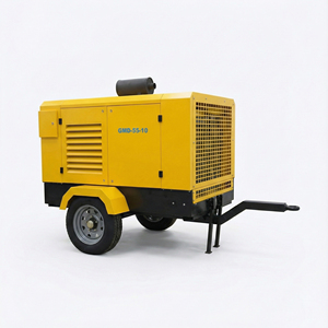 Compresor de Aire de Tornillo Diésel Portátil ZIQI Serie <span class=keywords><strong>GMD</strong></span> 55KW 75HP 247CFM 250CFM 7Bar 8bar Remolcable con Motor Cummins - Product Image 1