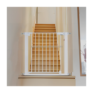 Auto Close Dog <strong>Gate</strong> for the House Easy Install Pressure Mounted Baby Safety <strong>Gates</strong> for Doorways Walk Through <strong>Gates</strong> - Product Image 2